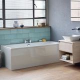 Lifestyle image of Ideal Standard Concept 1700 x 750mm Rectangular Double-Ended Bath